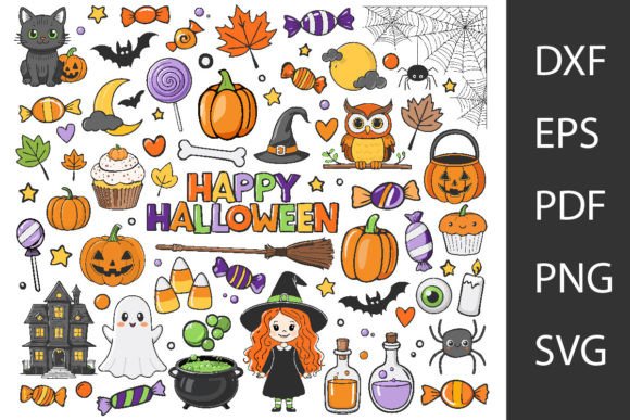 A Designer's Look at a Halloween Clipart Bundle for Embroidery