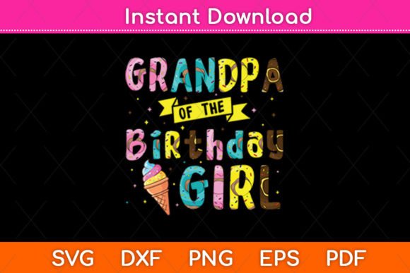 A Designer's Practical Look at the Grandpa of the Birthday Girl Ice Cream Design