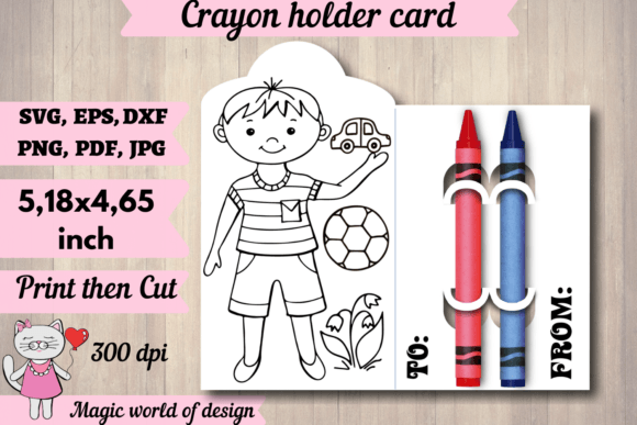 A Designer's Take on the Crayon Holder Card
